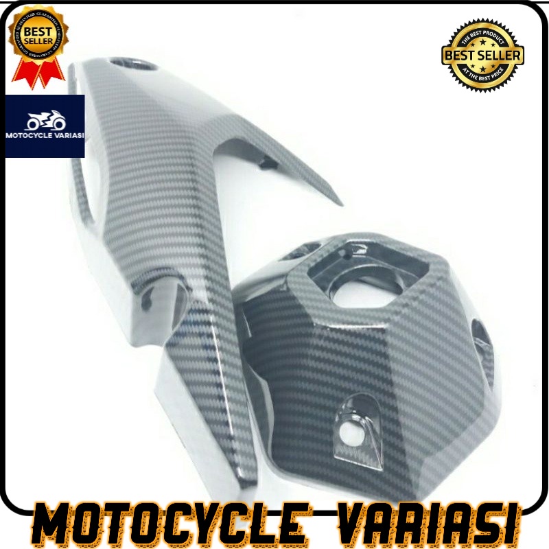 Paket cover knalpot + corong knalpot honda adv 150 carbon