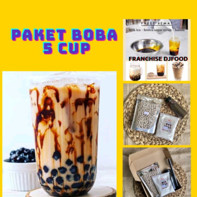 

PAKET BOBA 5 CUP