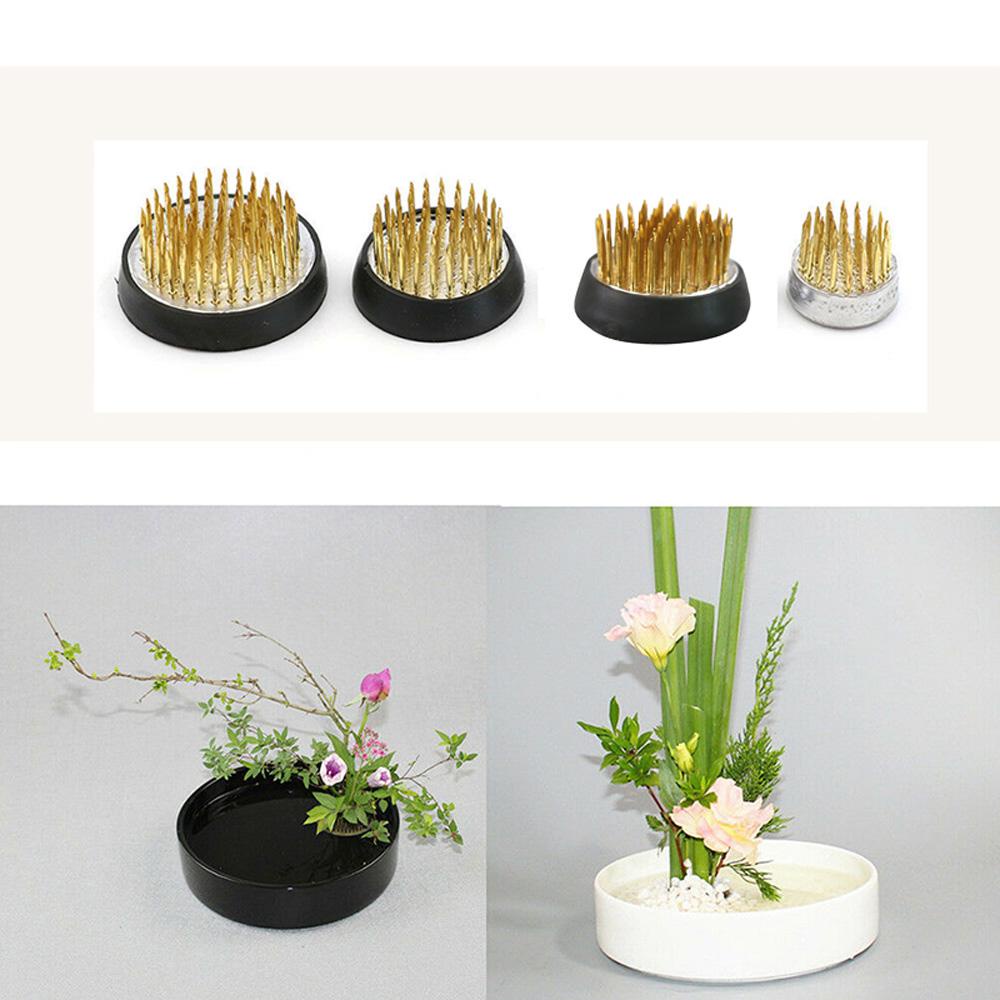 REBUY Ikebana Holder Floristry Rangkaian Bunga Runcing Kenzan Art Alat Tetap