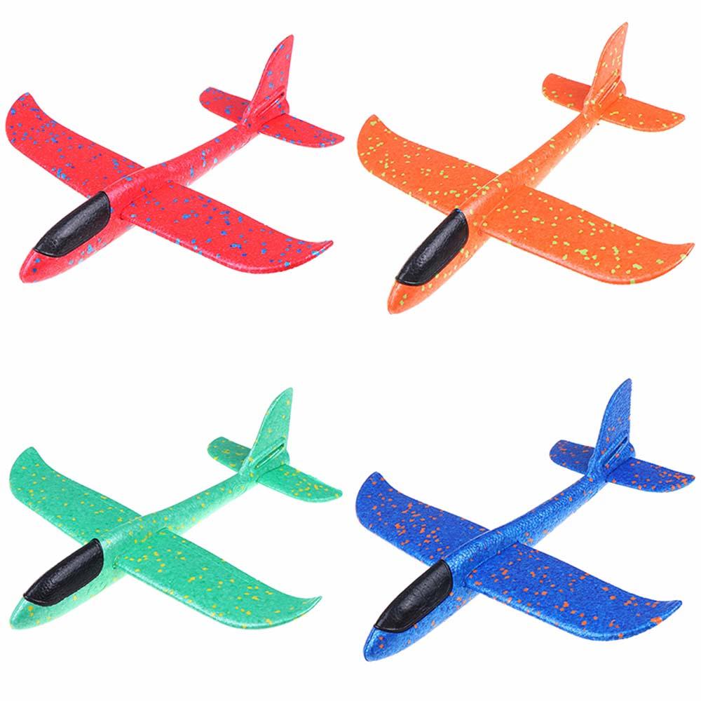 Needway Foam Glider Verisimilitude 37 /48CM Outdoor Launch Avion Mainan Terbang Busa pp Airplane Launch Fly Aeromodelo Foam Aeroplane