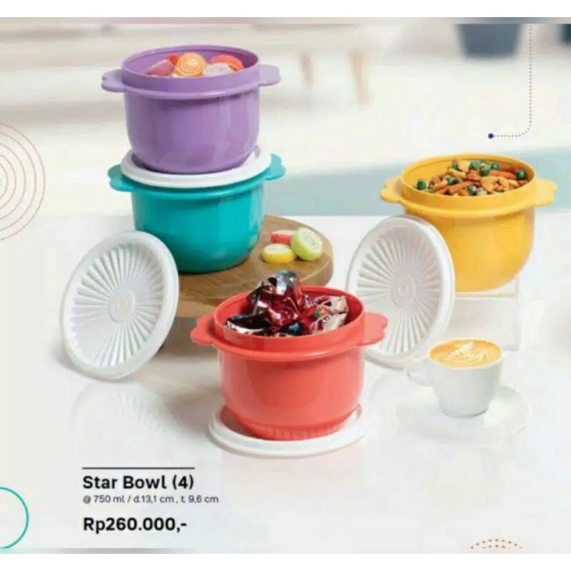 star bowl tupperware
