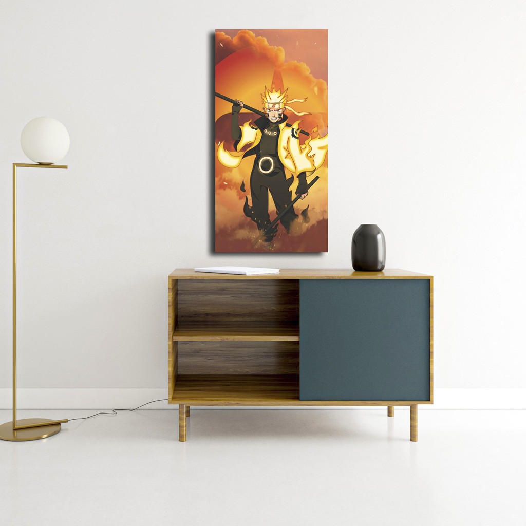 Hiasan dinding naruto 15X30 CM Wall Decor Kamar Rumah pajangan poster Anime Naruto-NARUTO 5