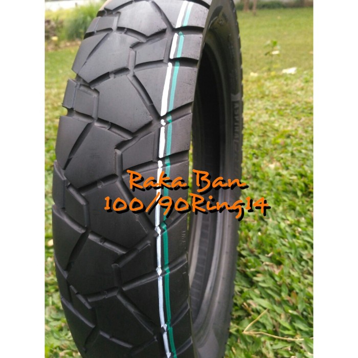 BAN MOTOR MATIC TUBLES SEMI TRAIL UKURAN 100/90 RING14 MERK ASPIRA