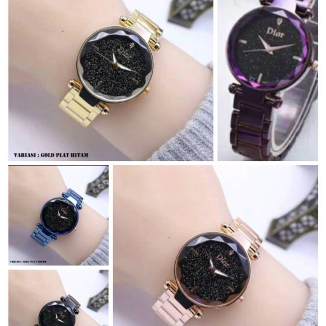 Jam tangan rantai dior