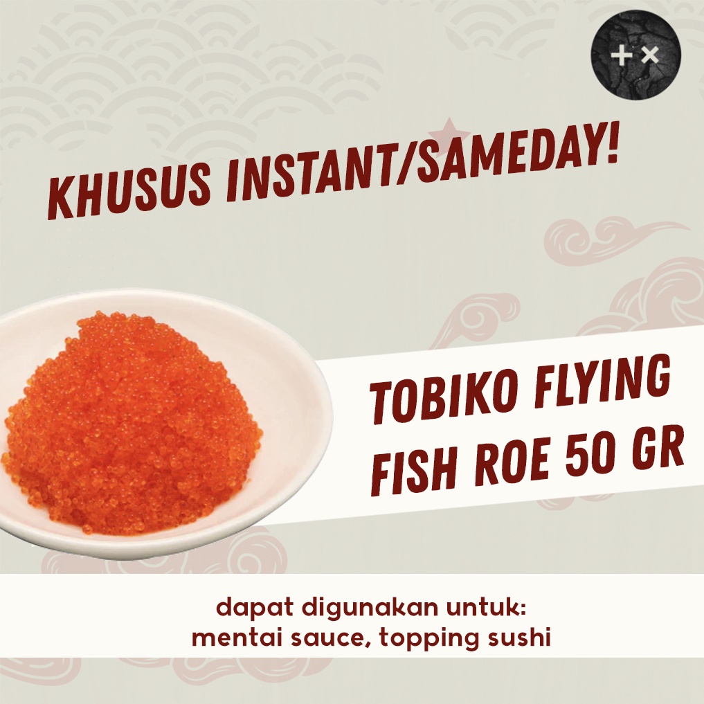 

Tobiko Flying Fish Roe Frozen 50gr