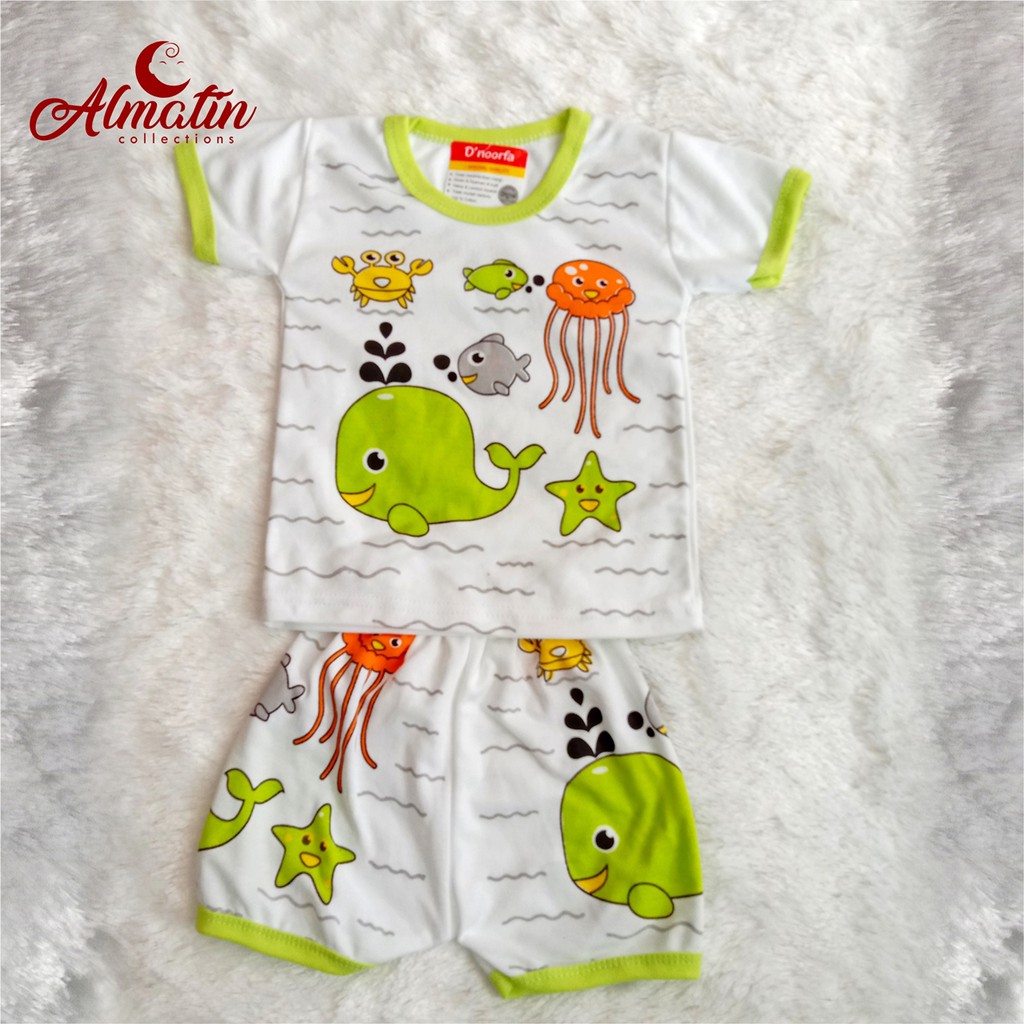 Setelan Baju Anak / Pakaian Baju Bayi Terbaru / Baju Bayi Karakter Dapat 3 Stel