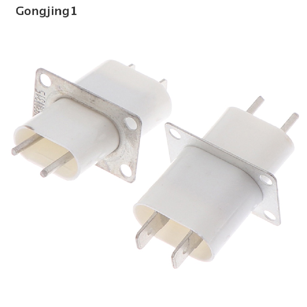 Gongjing 1pc Soket Konverter 4 Pin Filamen Magnetron Untuk Microwaveoven