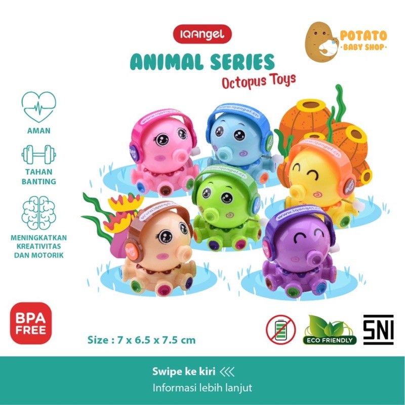 Iqangel Octopus Toys