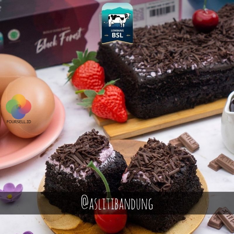BSL Bolu Susu Lembang BLACKFOREST Asli Ti Bandung - Oleh Oleh Bandung Favorit Kue Bolu Kue Bandung b