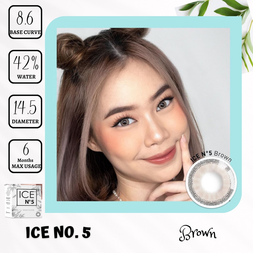 SOFTLENS X2 - ICE  NO. 5 MINUS ( - 0.50 S.D - 2.75 )