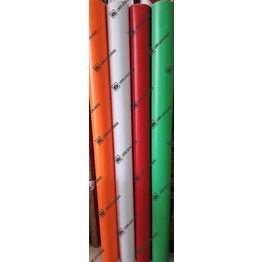 Plastik Meteran Warna Polos / Alas Taplak Meja Kaca , Lapis Dinding, dll / Saten ( Lebar 120cm )