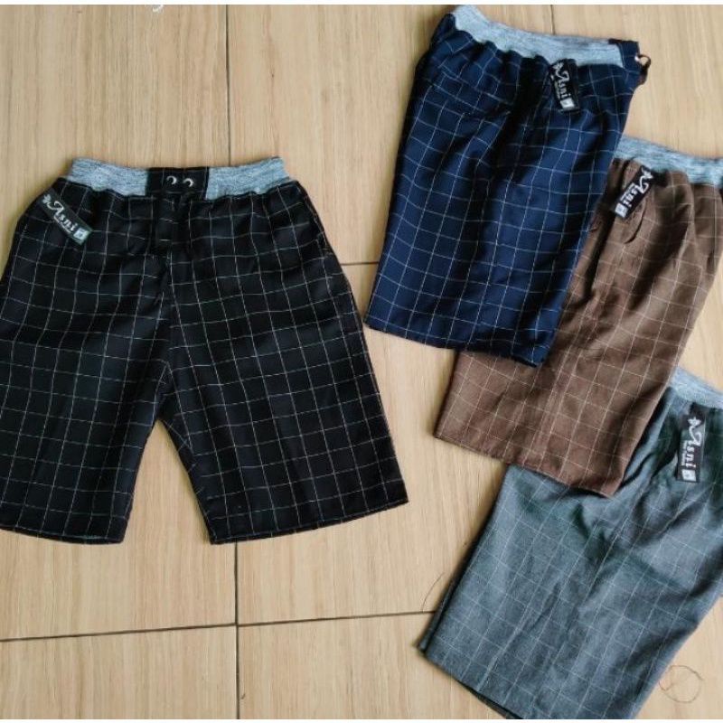 BISA COD CELANA PENDEK TARTAN/   CELANA CINOS PENDEK PRIA