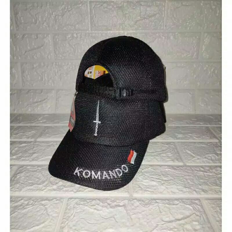 topi dobel mes / topi dobel mes dewasa / topi dobel mes bordir