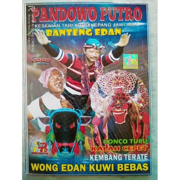 VCD original jaranan Pandowo Putro wong edan Kuwi bebas