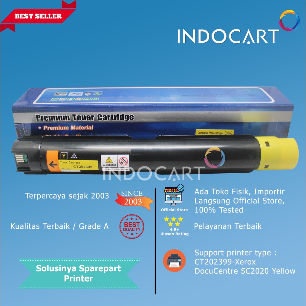 Toner Cartridge Compatible CT202399-Xerox DocuCentre SC2020-Yellow