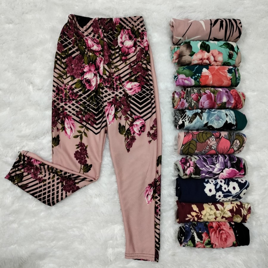 Pekat ISI 6 PICIS Legging Anak Perempuan 1th - 13th /Celana Lejing Anak Perempuan panjang 6Pcs