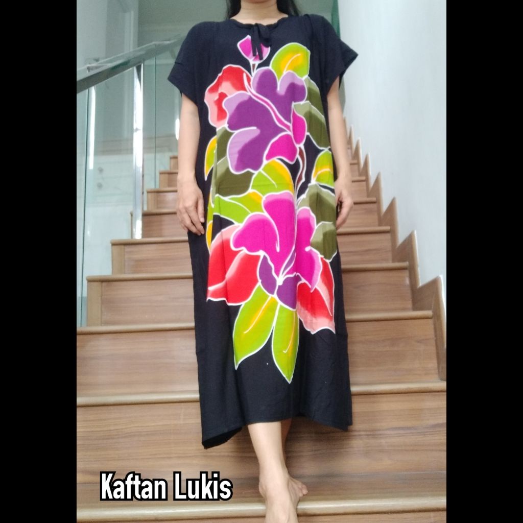 NEW KAFTAN LUKIS MOTIF BALI BEST SELLER
