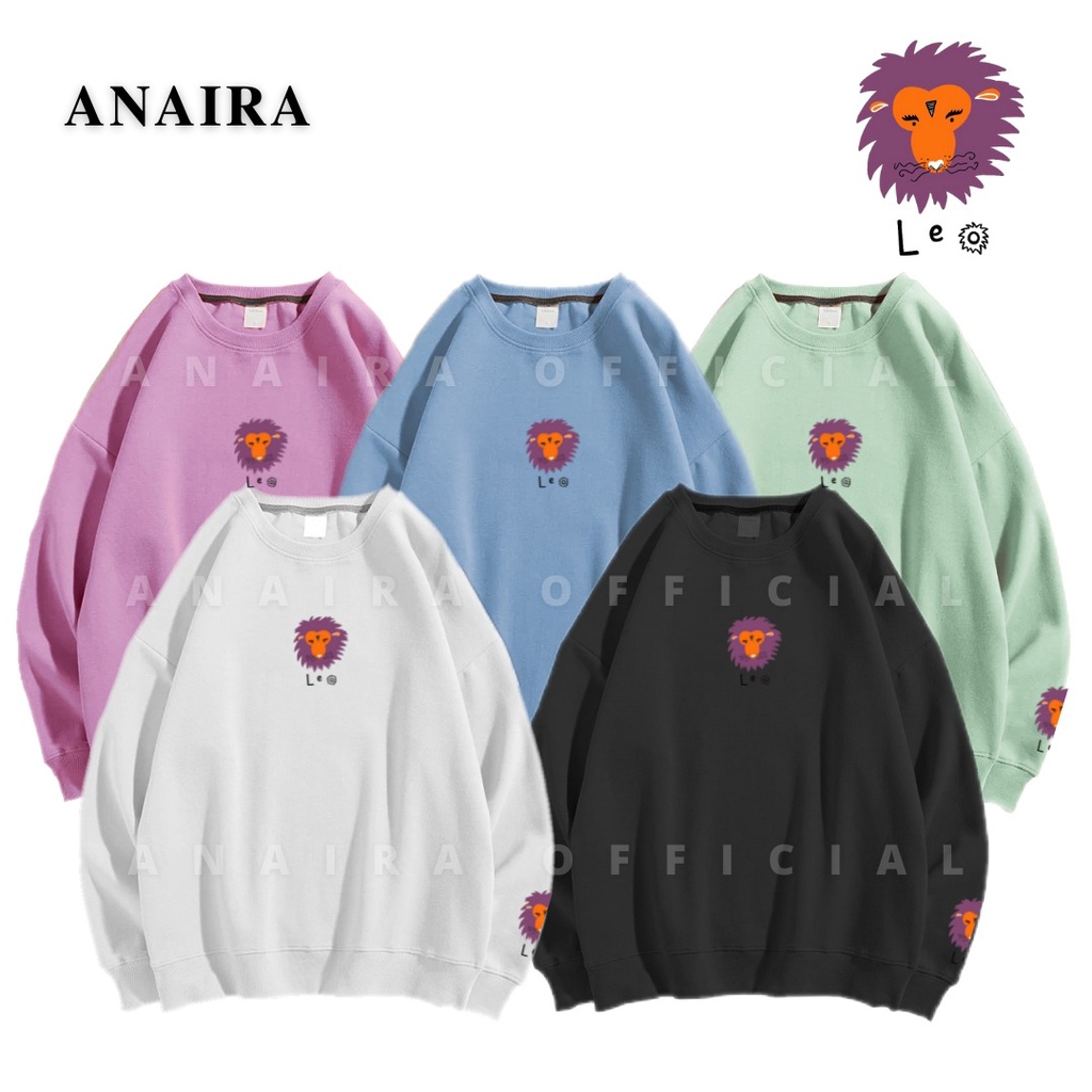 LEO SWEATER CREWNECK WANITA ANAIRAOFFICIAL