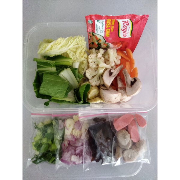 

paket capcay lengkap