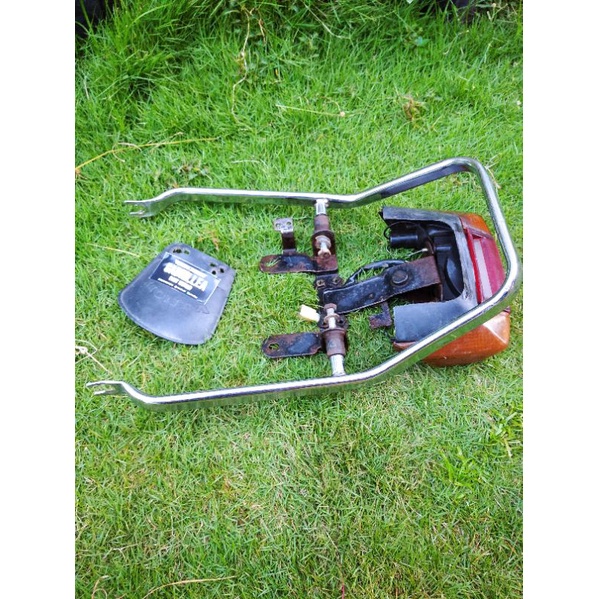 breket stopan dudukan stopan set begel behel suzuki rc rc100 bravo rc spirit original second