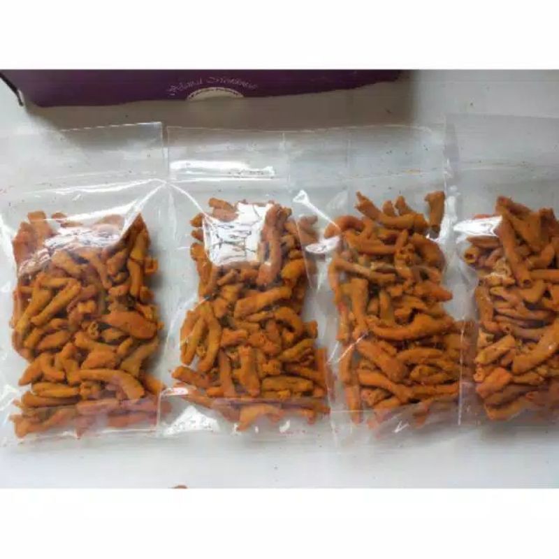 KERIPIK USUS EXTRA PEDAS BERAT 80G