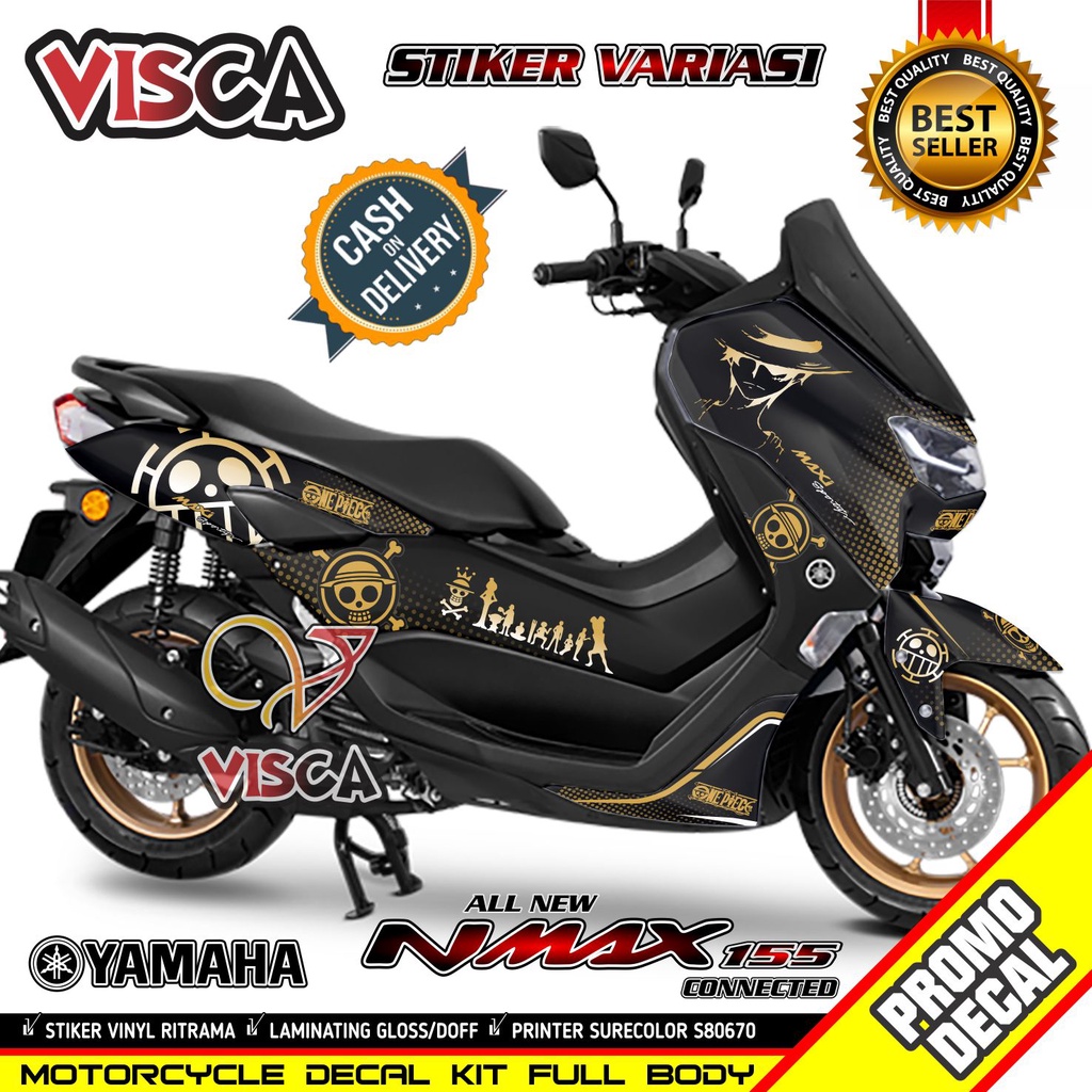 (COD) Stiker Decal Nmax New 2020 2021 2022 2023 Fullbody Variasi Desain Terbaru One Piece