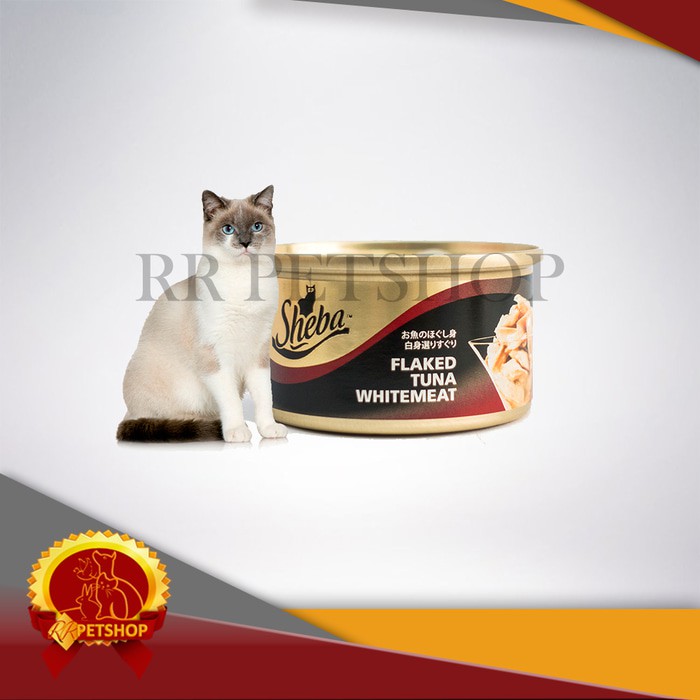 Cat Food / Makanan Kucing Sheba Flaked Tuna Whitemewat 85g