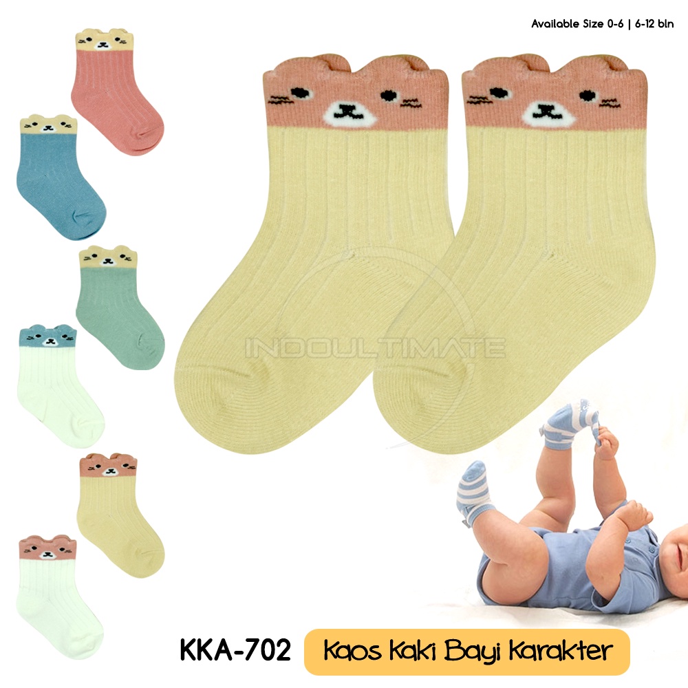 Kaos Kaki Anak Bayi Balita Laki-Laki Perempuan Kaos Kaki Anak Bayi Cewek Cowok Baby Socks Alas Kaki Pelindung Kaki Kid Sock Anak Foot Cover Kaus Kaki Kaos Kaki Karakter Baby Sock  KKA-702