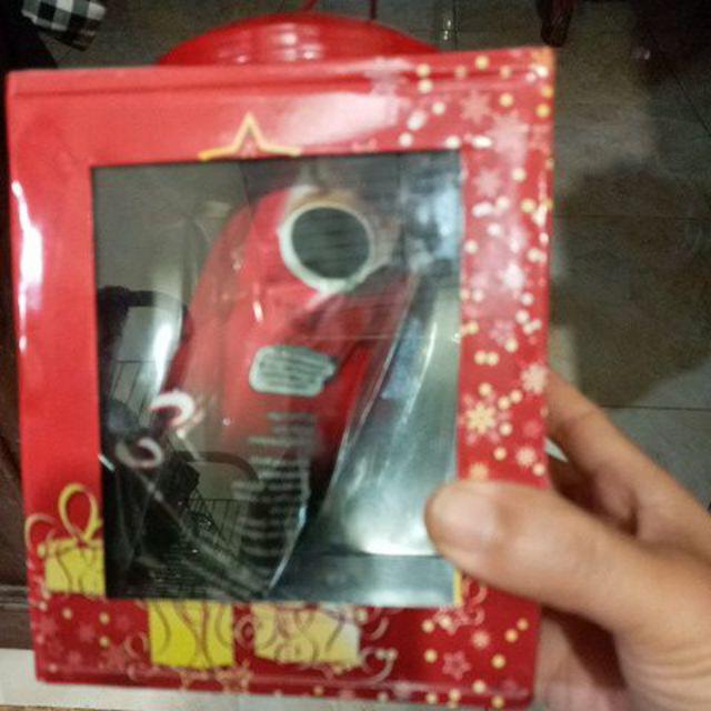 Kaleng Kerupuk Mini Edisi Natal Ukuran 11 X 13 Cm
