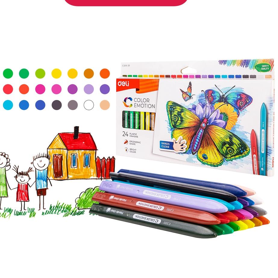 

Terbaik Deli Krayon Sekolah 24 Warna Cerah Bentuk segitiga ergonomis tidak beracun EC20020