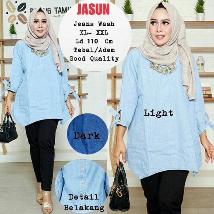 JASUN JUMBO ORIGINAL JEANS JEINA DARK DAN LIGHT GBM