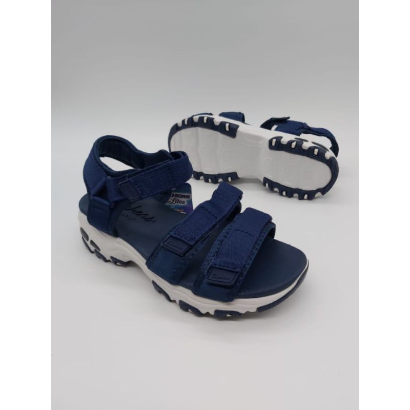 Skechers d.lites sandal woman / skechers sandal D'lites / sandal wanita skechers + lengkap box