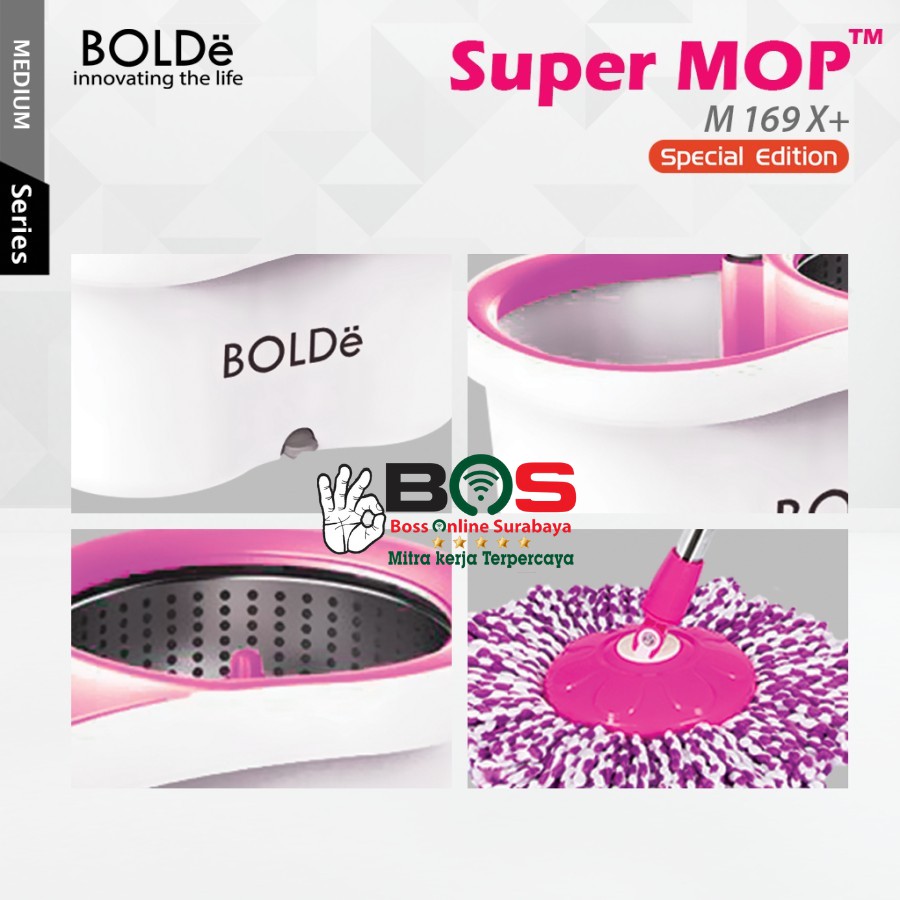 Bolde Alat Pel Putar Otomatis Bolde M-169X Plus Special Edition Super Mop