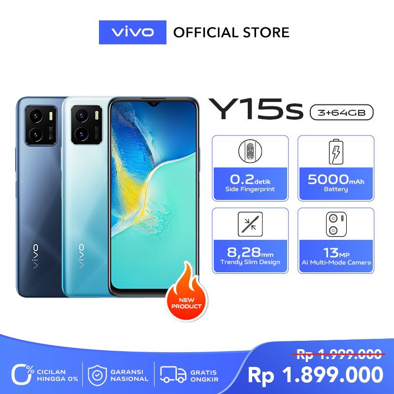 vivo y15s ram 4/64