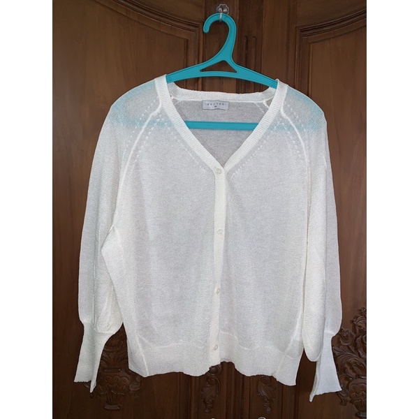 [PRELOVED] Cardigan putih