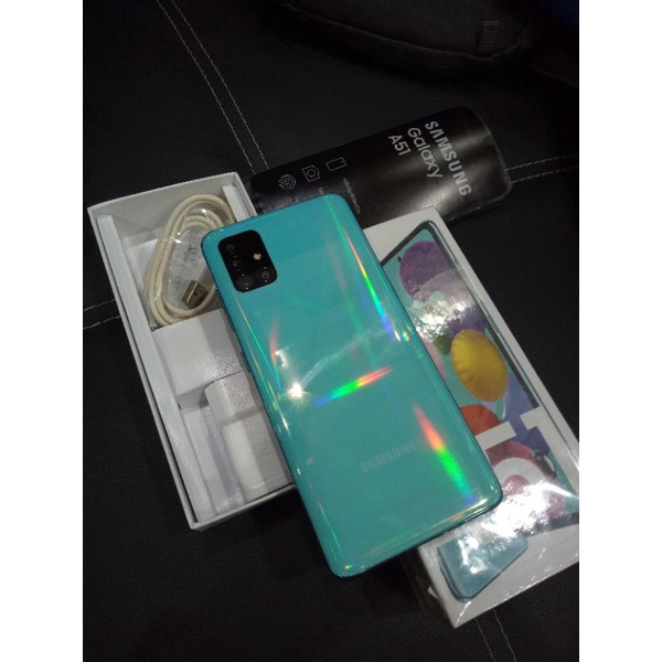 SAMSUNG A51 6/128 GB FULLSET LIKE NEW ( BEKAS)