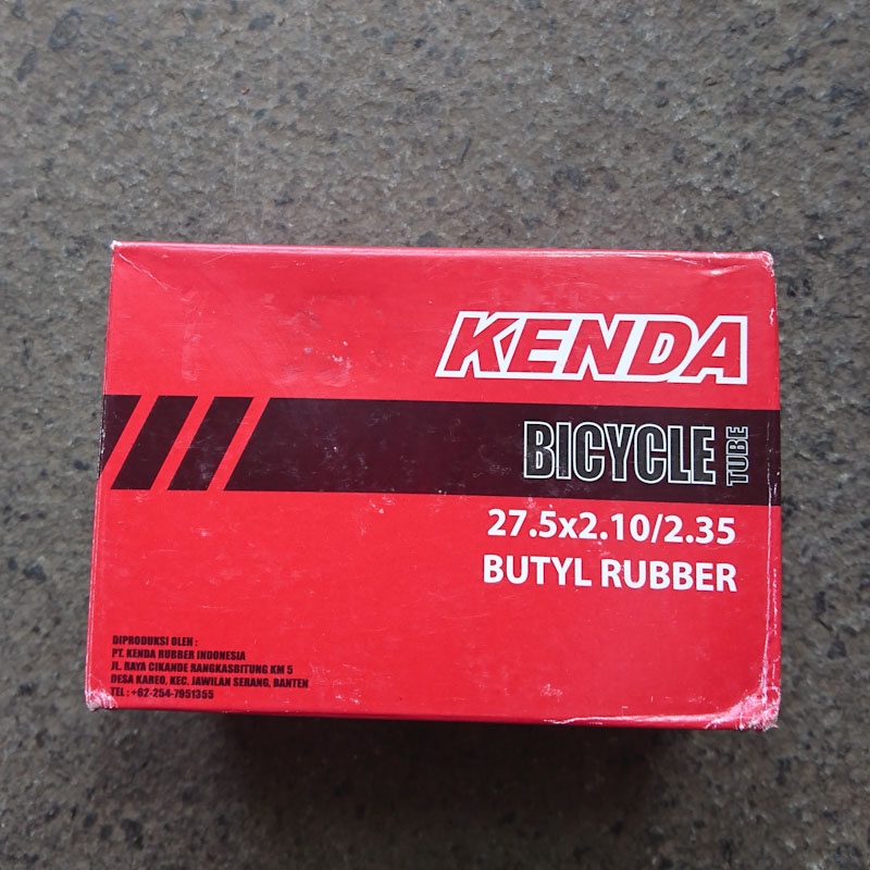 Ban Dalam Sepeda Kenda 27.5x2.10/2.35 FV 60 Pentil Kecil