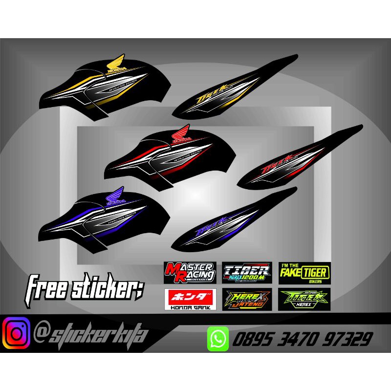 striping tiger revo striping tiger revo variasi