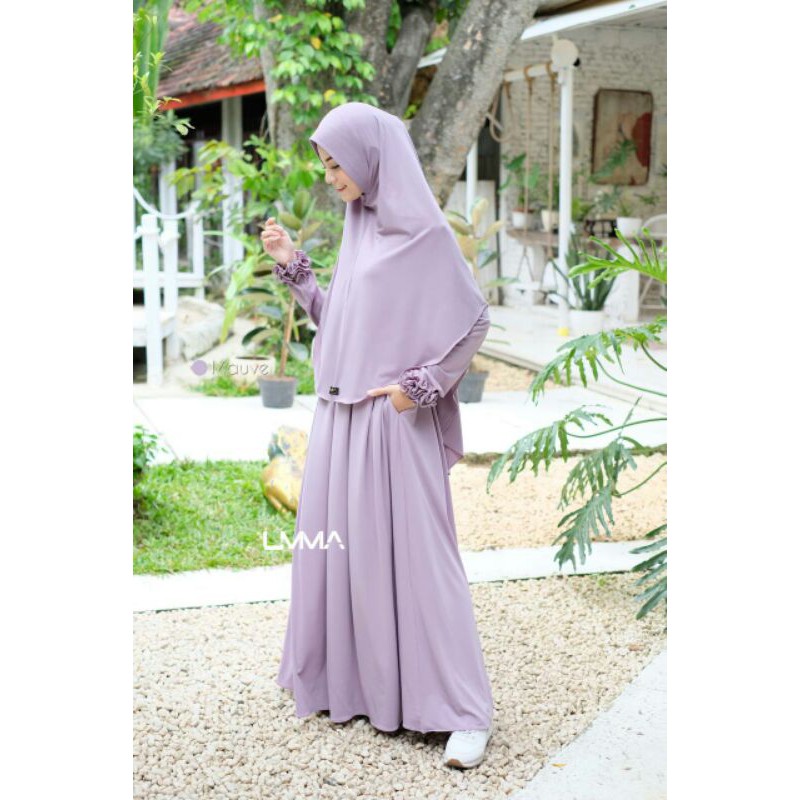GAMIS SYADZA (GAMIS SYARI) BY UMMA SYARI-Mauve