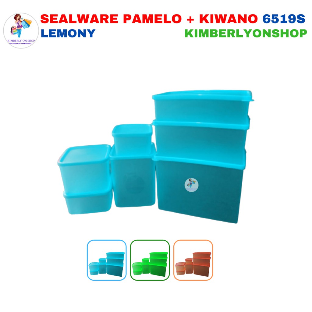 Kimberlyonshop Toples Sealware Pamelo + Kiwano 7 Set 6519 S Lemony