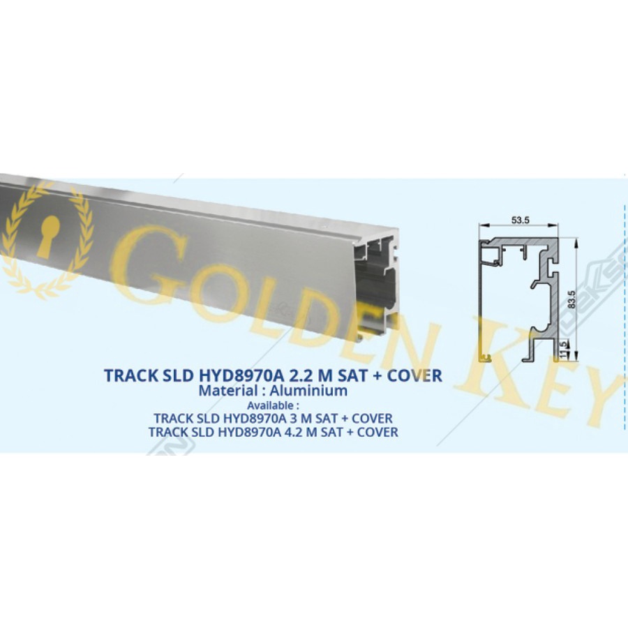 Track Rel Sliding Glass Door Dekkson Dekson Hydraulic HYD8970A 3M