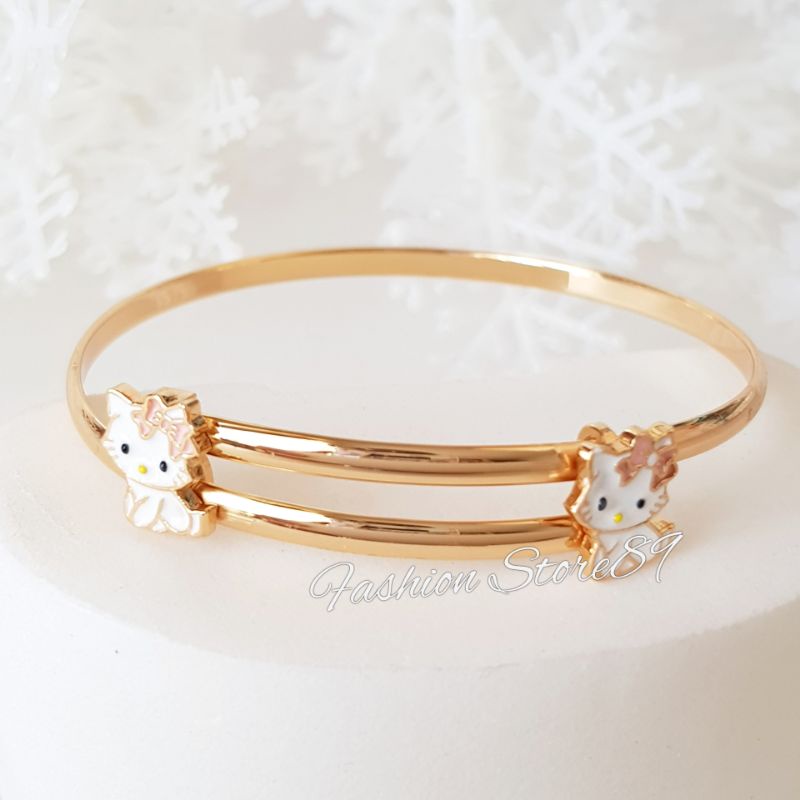 Gelang Bangle Anak  Free Size  impor Perhiasan lapis emas 18K xuping Murah berkualitas