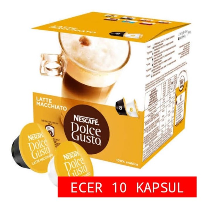 

ORIGINAL NESCAFE DOLCE GUSTO LATTE MACCHIATO ECER 10 KAPSUL