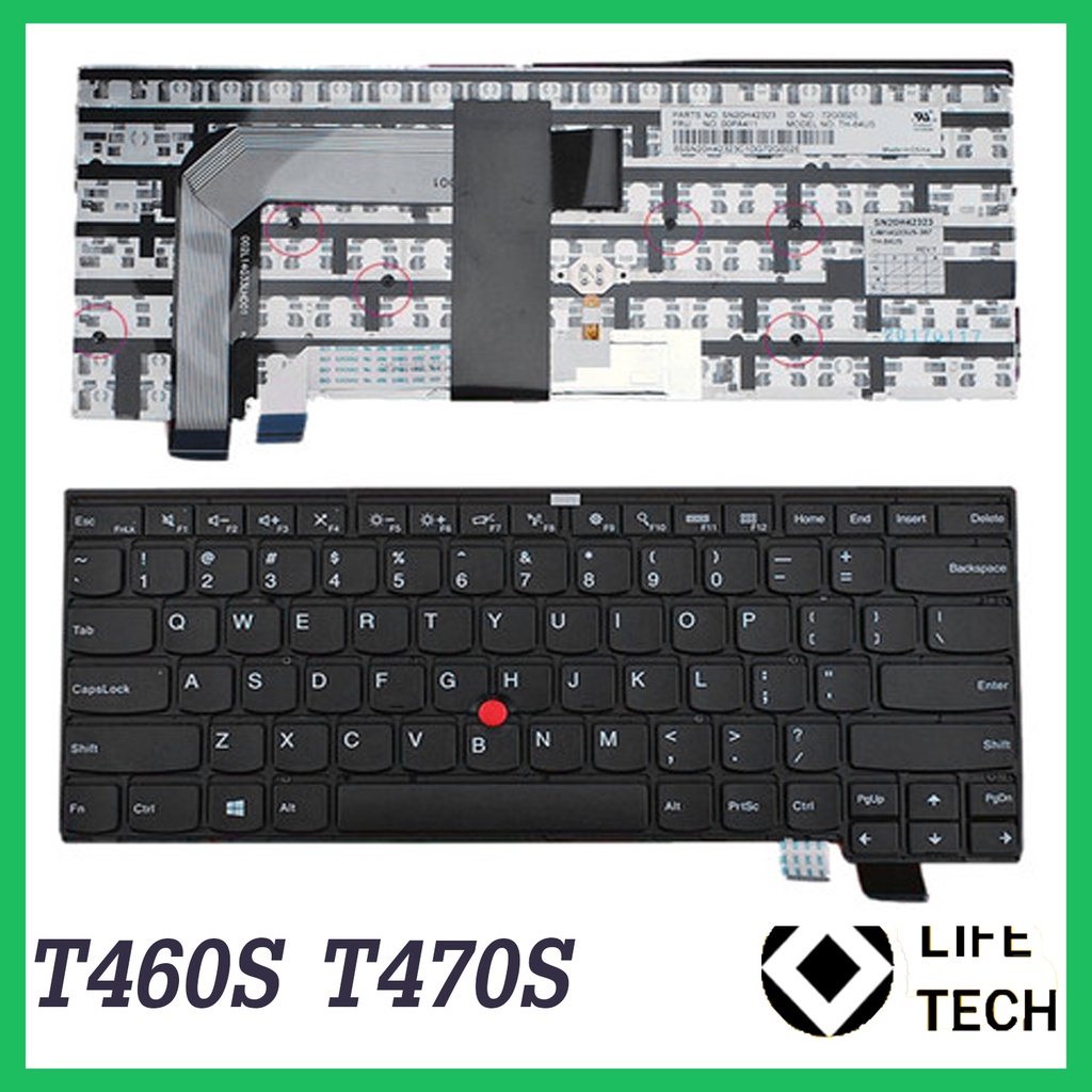 Keyboard Lenovo T460s T470s (Not Fit T460 T460p T470 T470p)