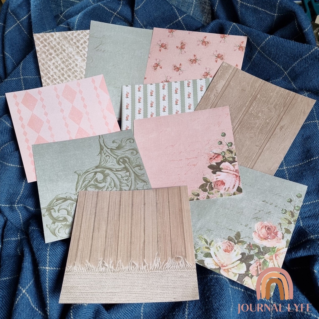 

[JOURNALYFE] 1 lembar Scrapbook Paper Bujo (160gsm) 15x15 cm