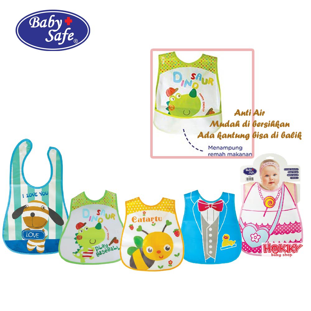 Baby safe celemek makan bayi anti air