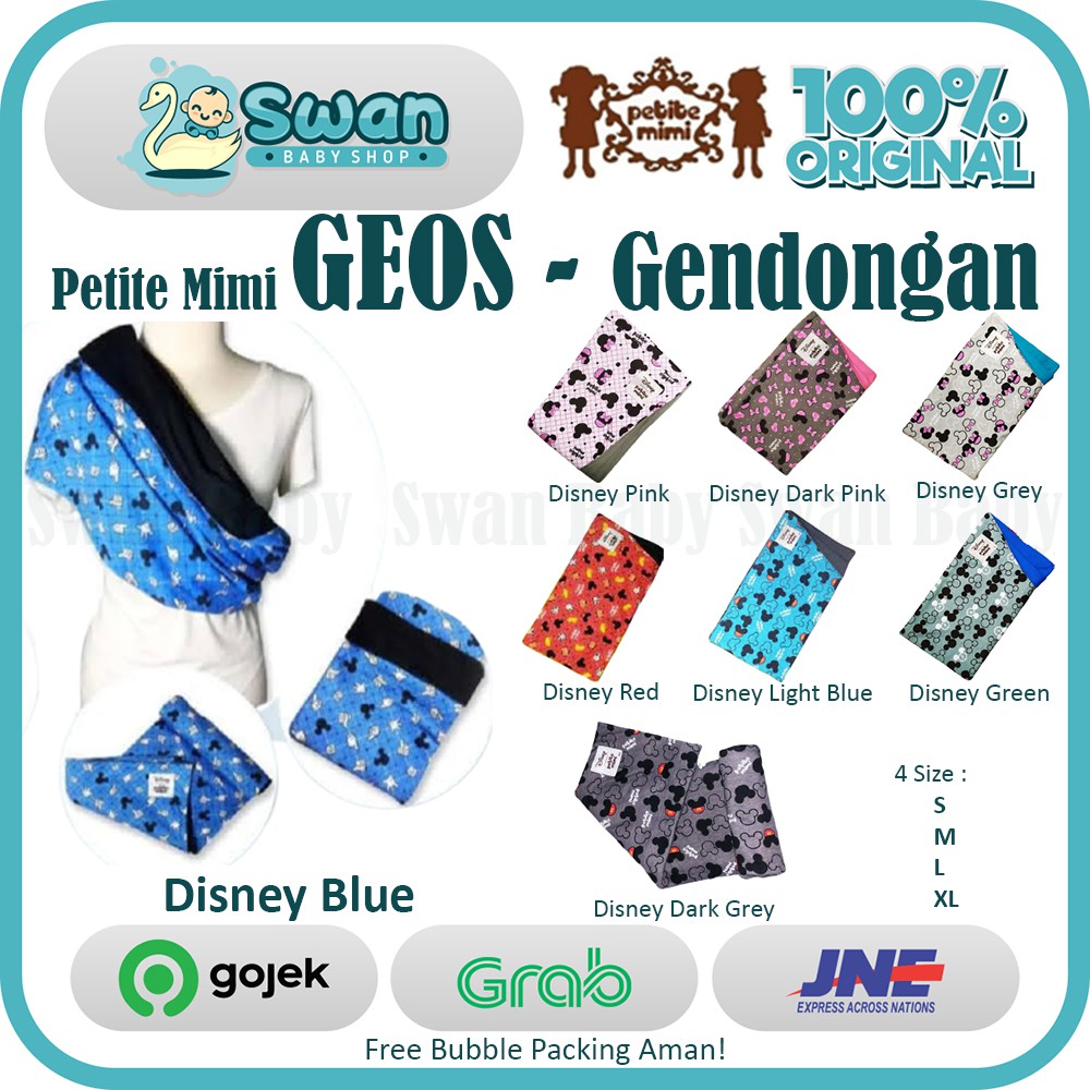 Geos Petite Mimi DISNEY / Gendongan Bayi / Simple Sling