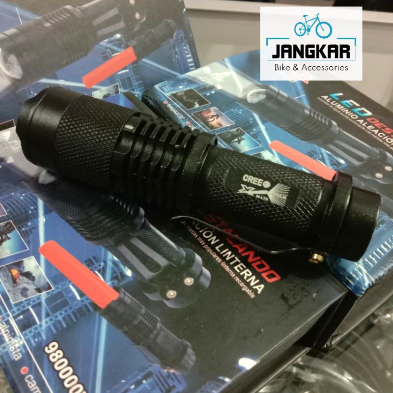 SENTER LED XML-T6 LAMPU DEPAN SEPEDA