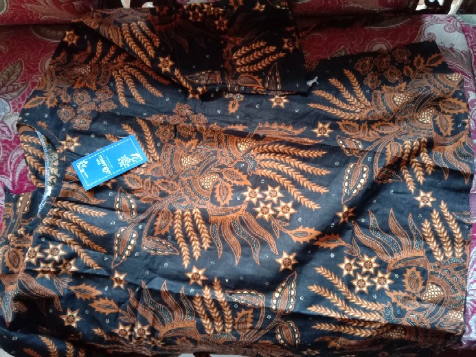 [ Terbaru ] Atasan Batik Wanita Kerja Kantor Ori Shabirah Batiksolo Blouse Blusebatik Batikmodern Xl