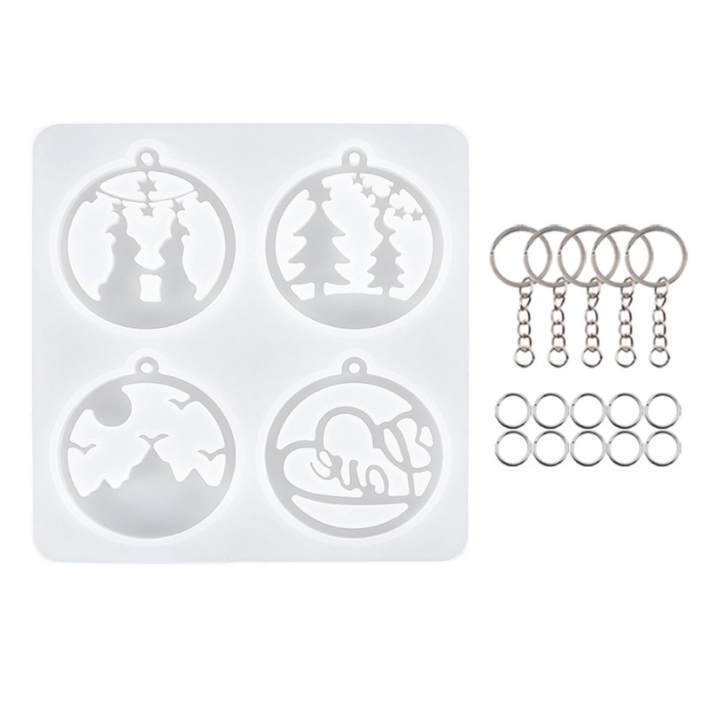 Siy Cetakan Resin Epoksi Bahan Silikon Bentuk Dream Catcher / Bulu Untuk Dekorasi Gantungan Kunci / Dinding